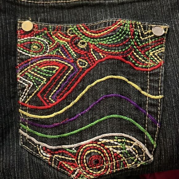 Vintage Coogi Jeans Colorful Size 11/12 - Picture 7 of 7